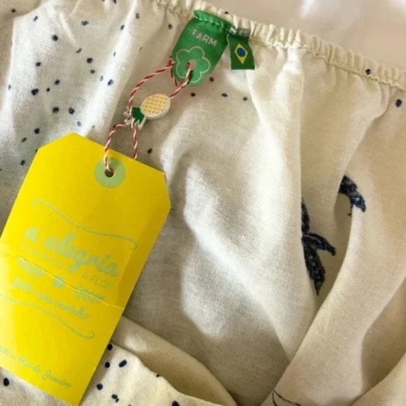 FARM Rio Blue and White Midi Dress - Picture 11 of 13